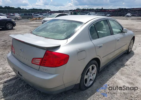 2004 Infiniti G35 from USA, damaged, VIN JNKCV51E64M609175